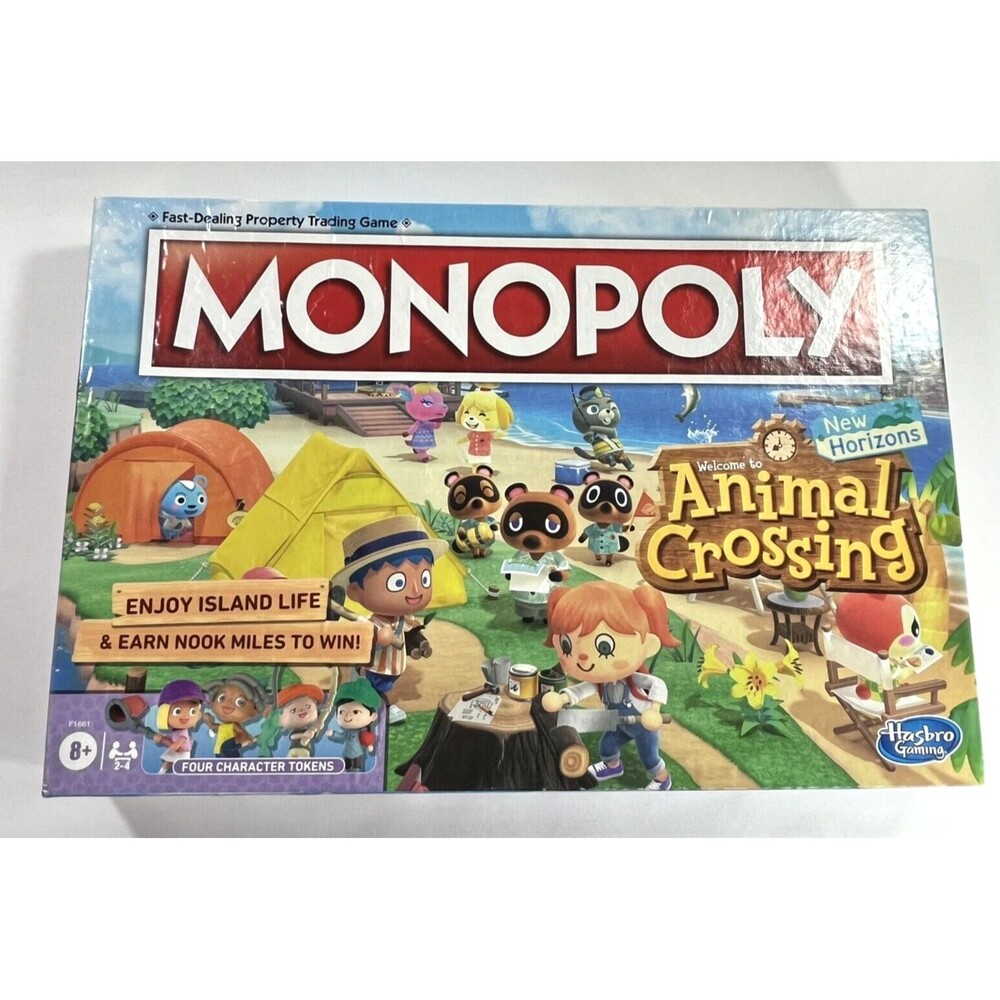 Monopoly Animal Crossing: New Horizons Edition Board Game Hasbro Gaming Complete